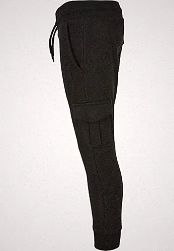 Cargo Sweatpants Urban Classics Herren Schwarz 158/164, Jogginghose, Freizeit