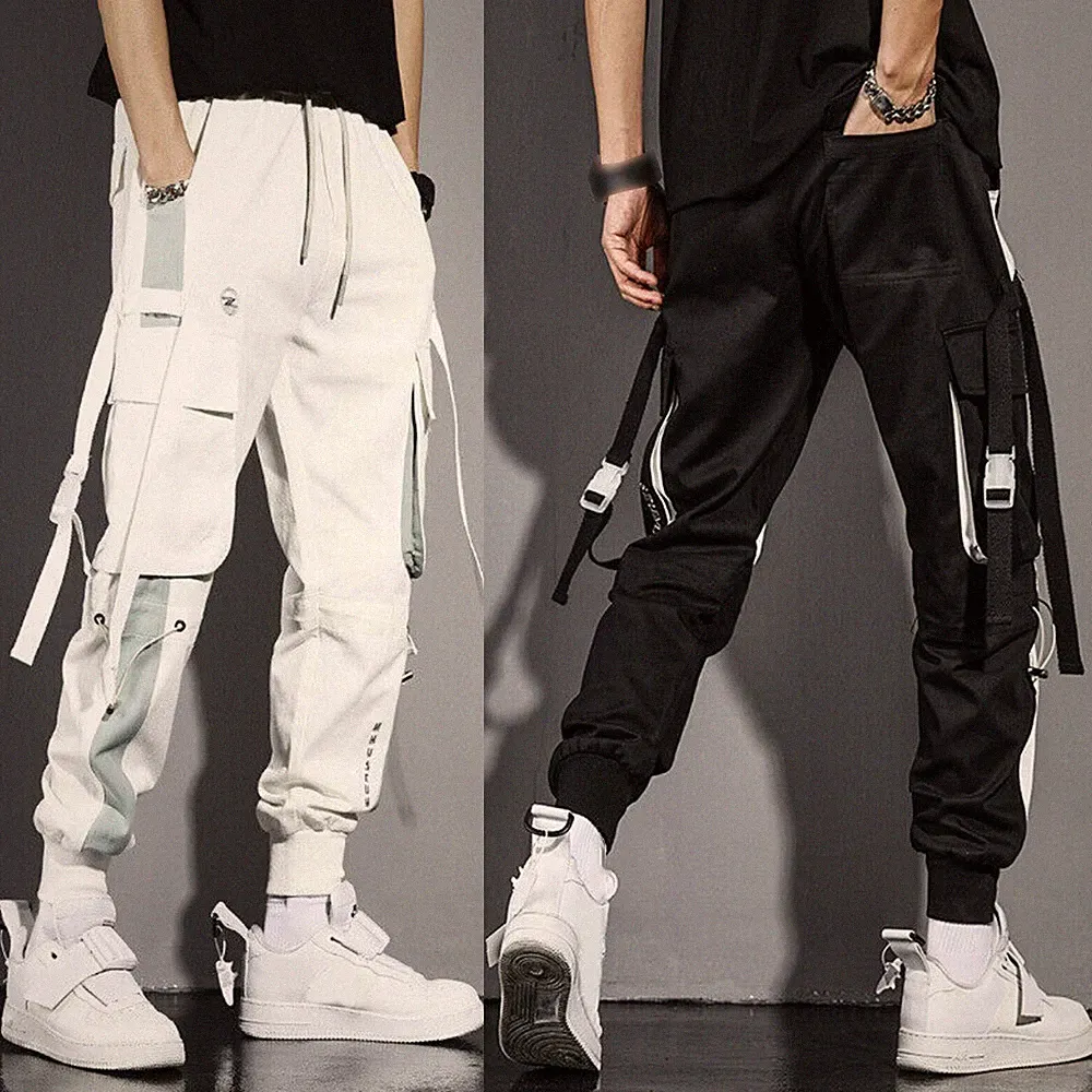 Cargohose Freizeithose Herren`Pocket Streetwear`Jogginghose Hip Hop Harem`Pants