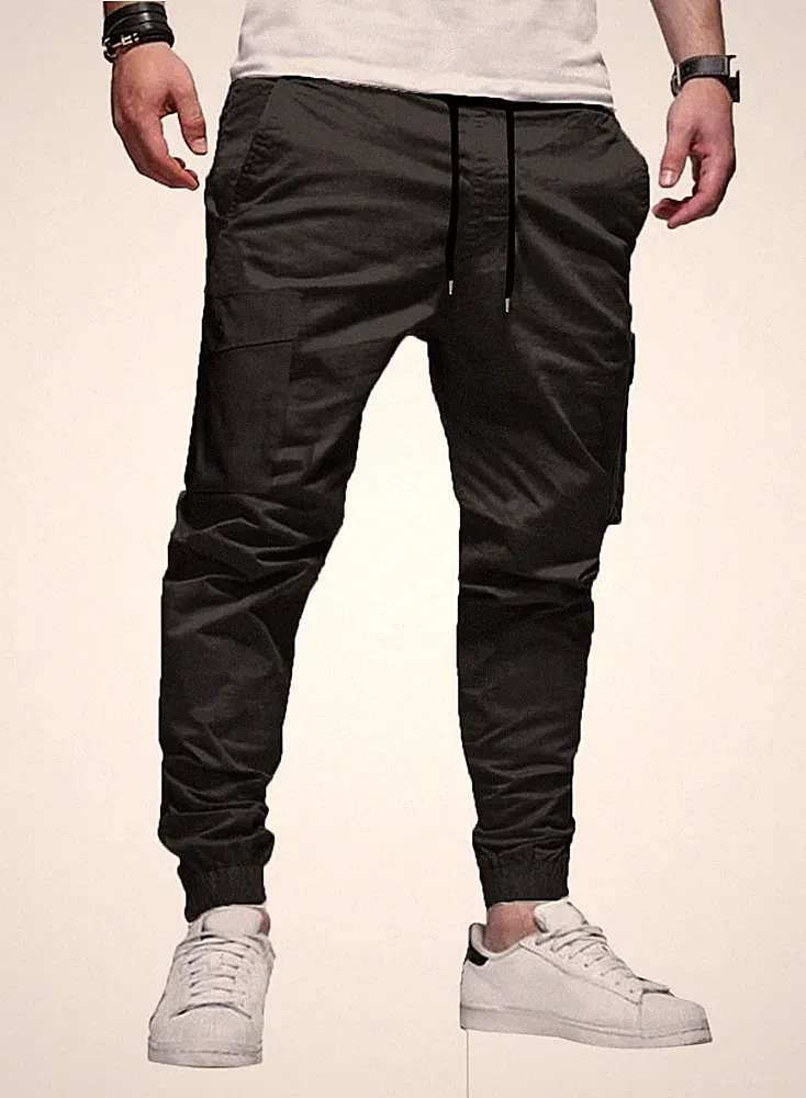 Cargohose Herren Lang Casual Jogginghose Stretch Arbeitshosen Regular Fit Sch...