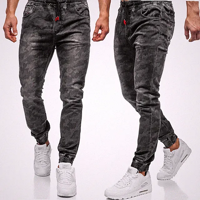 Cargohose Trainingshose Joggerhose Sporthose Hose Cargo Camo Herren BOLF Sport