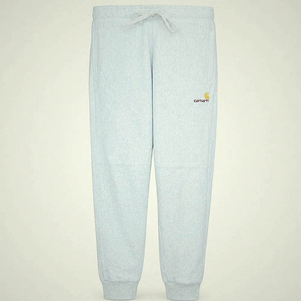 Carhartt Herren Jogginghose Größe M Grau Freizeit Gummibund Logo