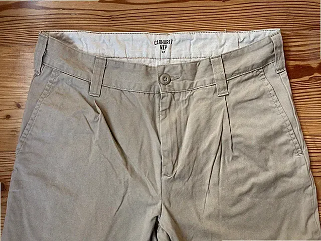 CARHARTT WIP Taylor Pant Hose Beige Regular Tapered W31 konisch