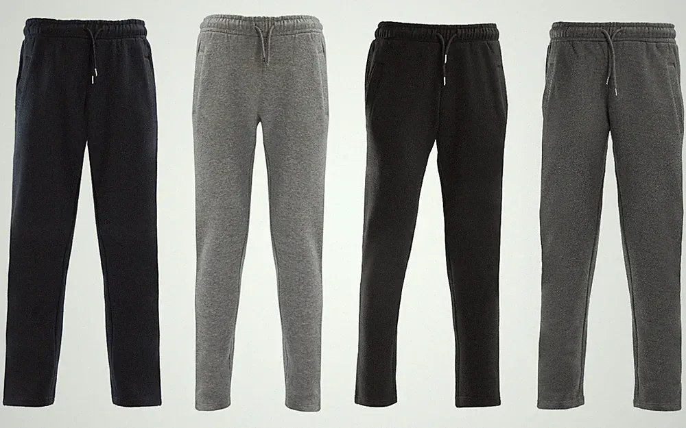 Casual Wear Joggingpants Basic Jogging Hose mit offenem Bein Herren Damen