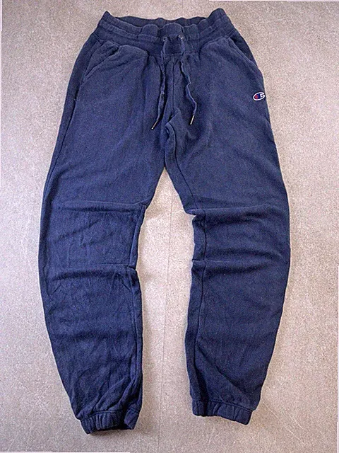 Champion Authentic Athleticwear Jogginghose Navy Blau Herren Small Fleece Sweatpants S