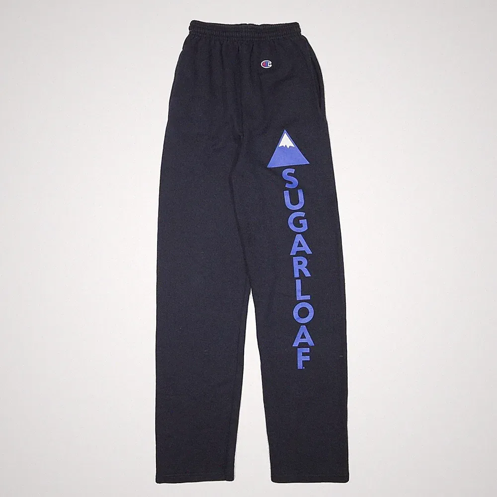 CHAMPION Herren Jogger Schwarz Blau XS W20 L29 Baumwoll-Mix Regular Schlank