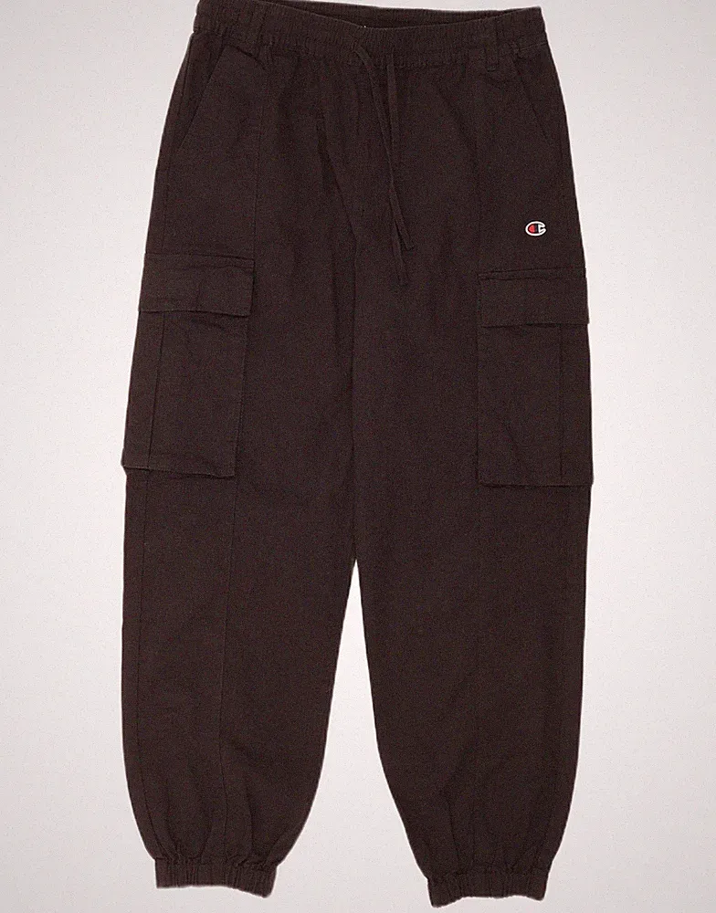 Champion Herren Jogginghose Cargo Hose Große W34 L29 Schwarz Baumwolle FC69