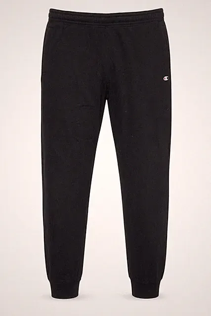 Champion Herren Jogginghose Größe L Schwarz Freizeit Gummibund Logo