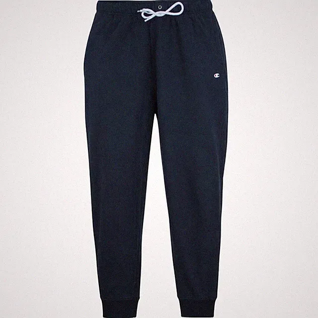 Champion Herren Jogginghose Größe XL Blau Freizeit Gummibund Logo