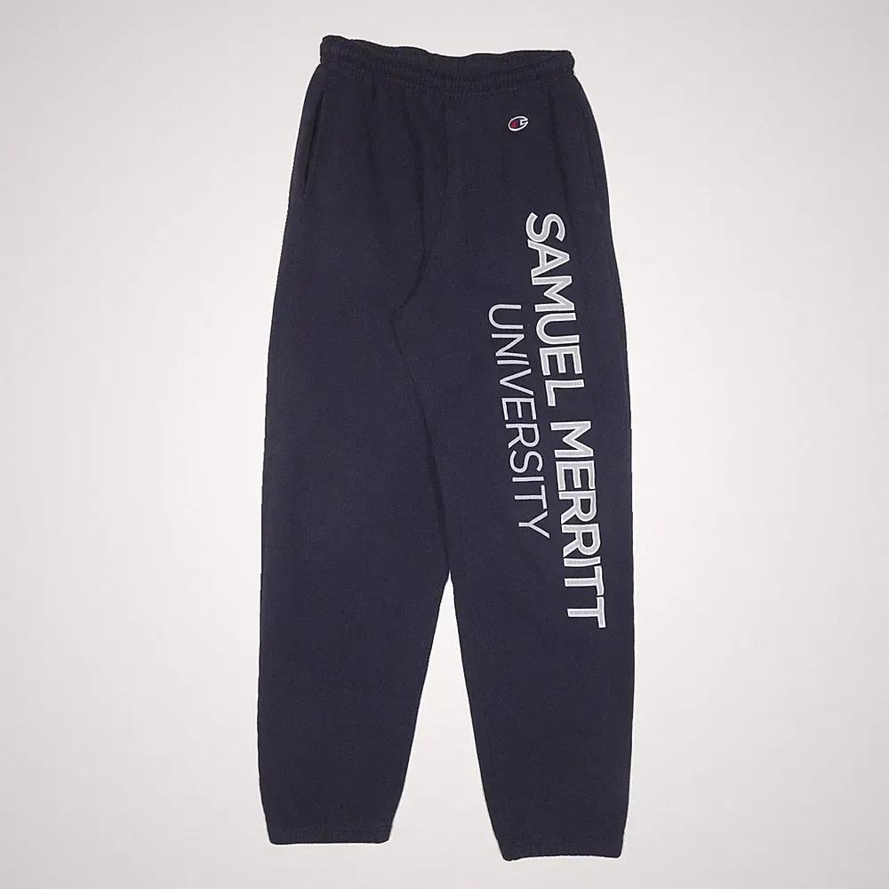 CHAMPION Herren Jogginghose Navy Blau S W26 L30 Freizeit Baumwolle Sweatpants