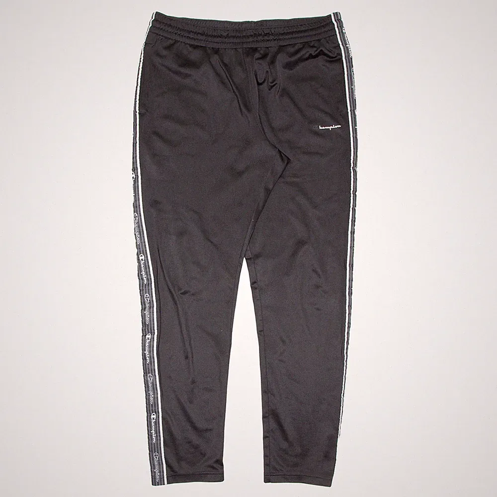 CHAMPION Herren Jogginghose Schwarz Tapered XL W33 L31