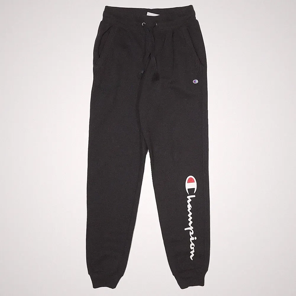CHAMPION Herren Jogginghose Schwarz XS W24 L30 Baumwollmix Regular Tapered