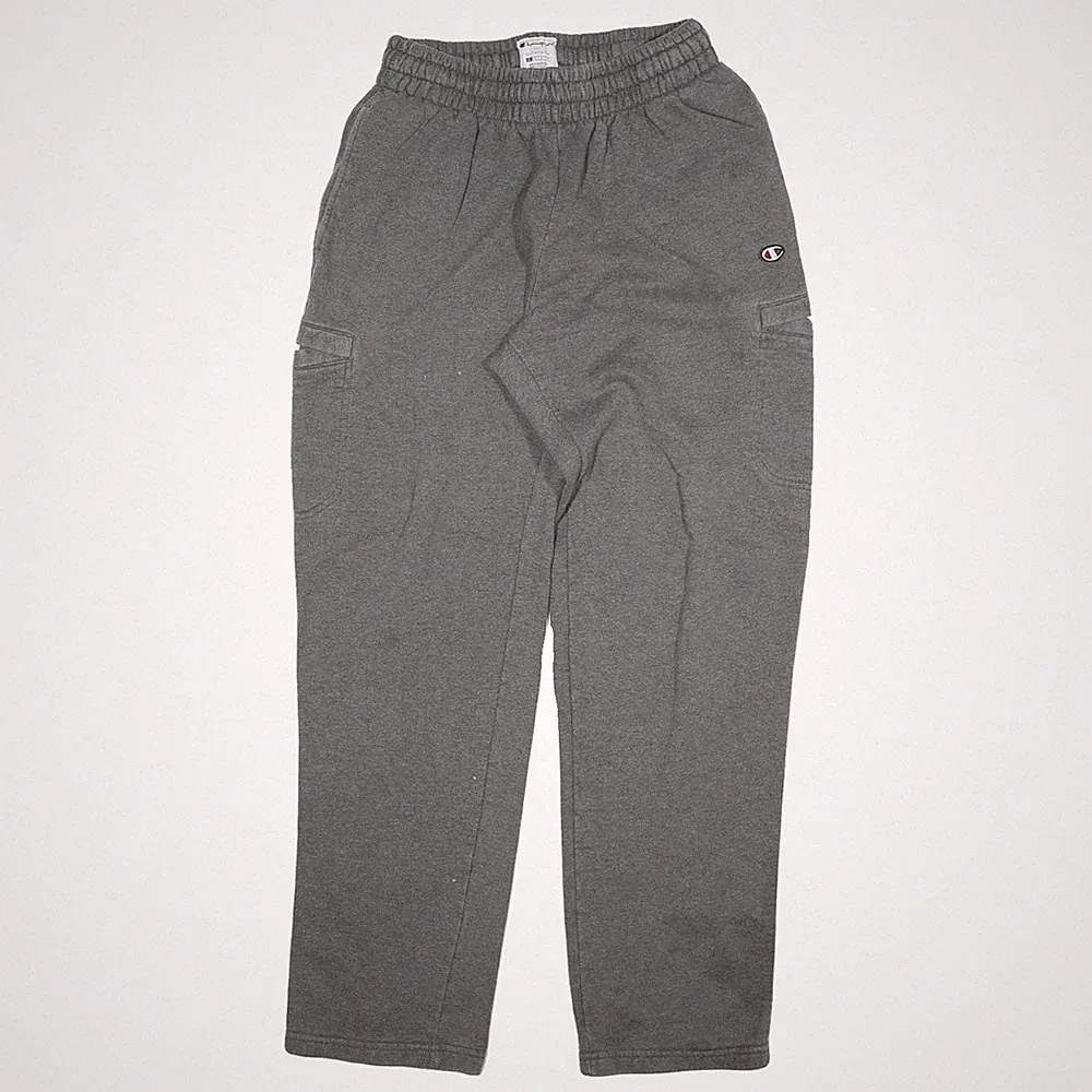 CHAMPION Herren Jogginghosen Grau S W27 L31 Baumwollmischung Relaxed Straight