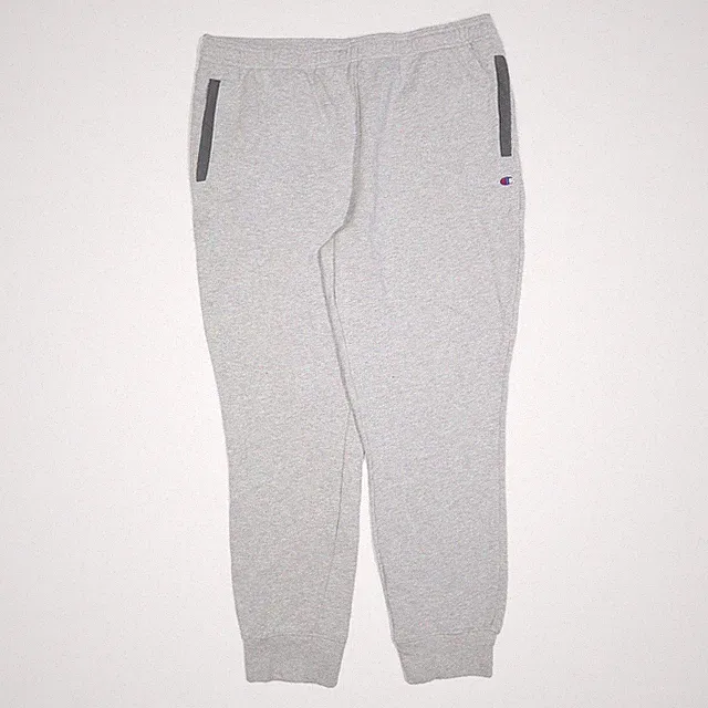 CHAMPION Herren Jogginghosen Hellgrau Baumwollmix Slim Tapered XL W36 L30