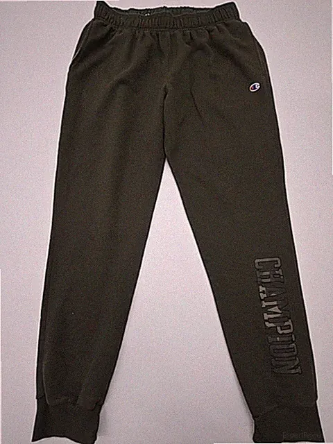 Champion Herren Olive Jogginghose Big & Tall XL Relaxed Kordelzug Baumwolle/Poly