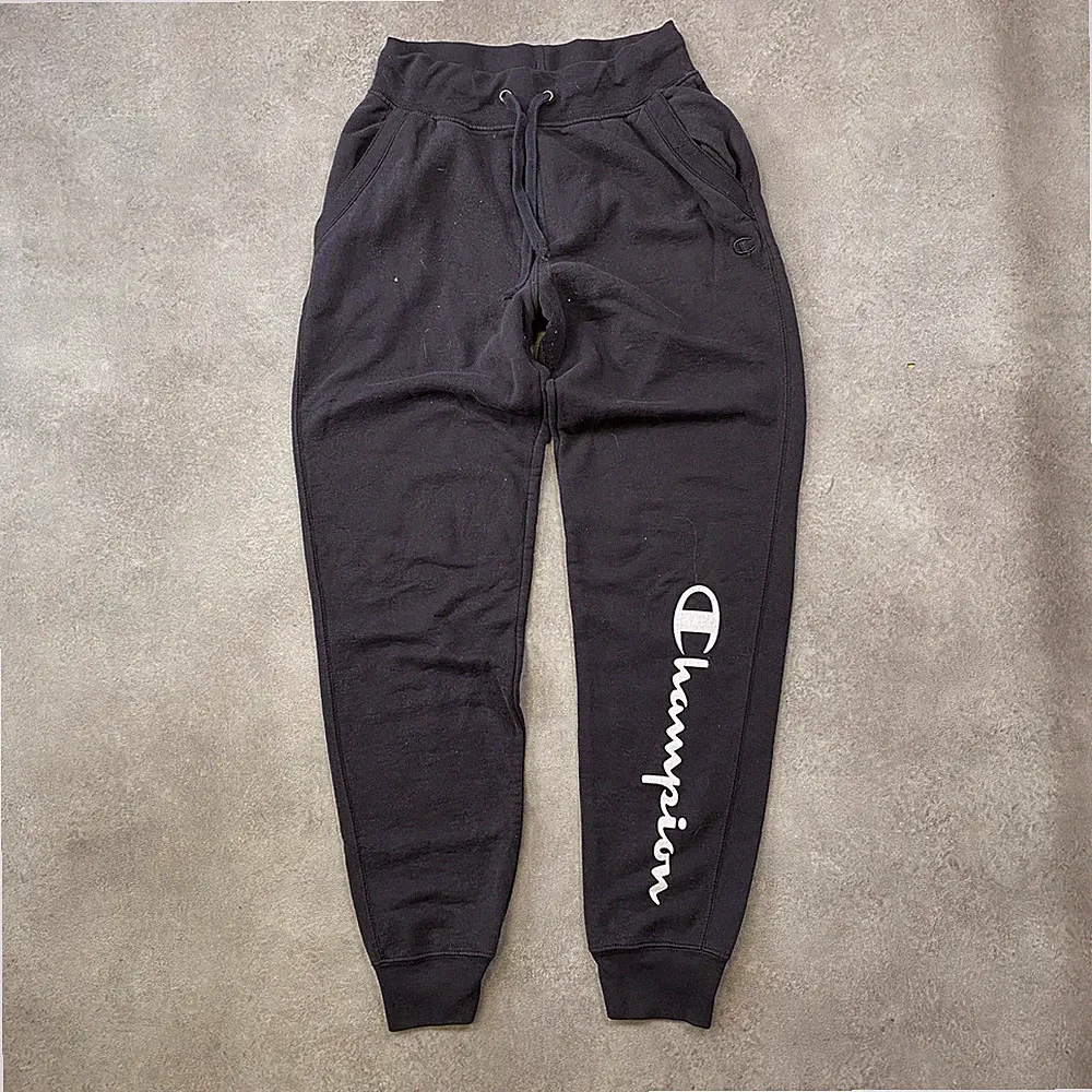 Champion Jogger Herren Small Tapered Fleece Jogginghose, Schwarz