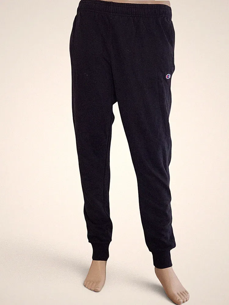 Champion Jogger Jogginghose Trainingshose Herren Unisex L schwarz