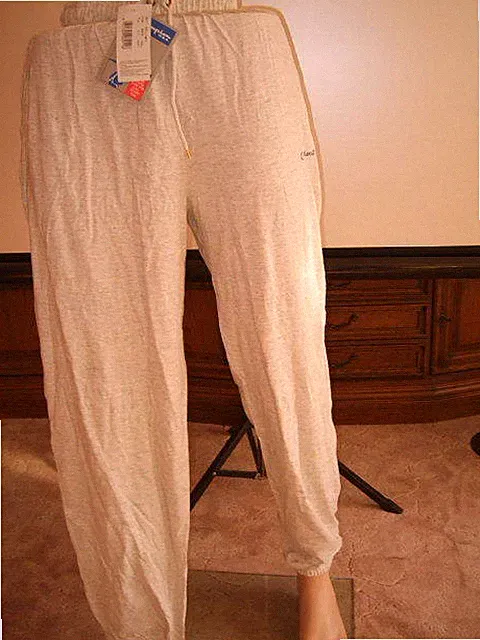 CHAMPION Jogging Hose Größe XXL 60 62 Sil Grau/Weiss Neu