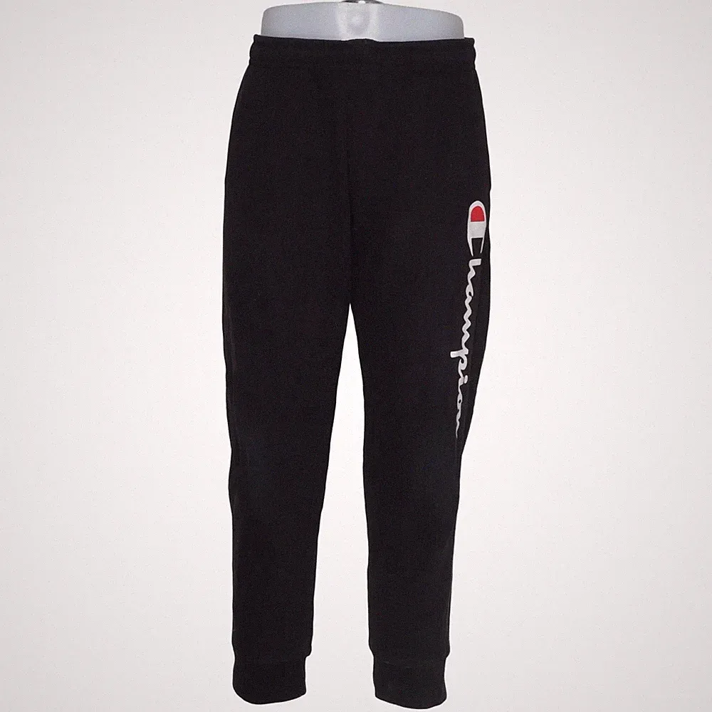 Champion, Jogginghose, Größe: L, Schwarz, Baumwolle/Polyester, Print, Sweat #lJa