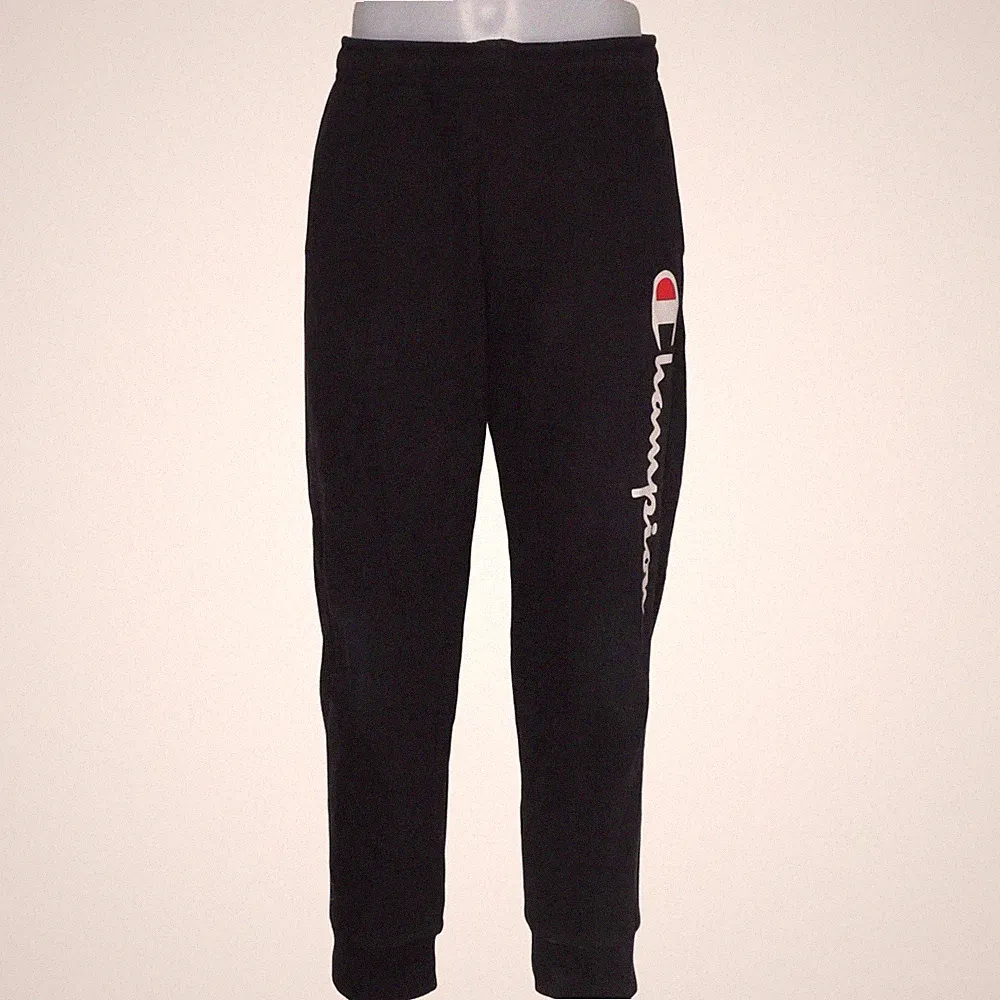 Champion, Jogginghose, Größe: L, Schwarz, Baumwolle/Polyester, Print, Sweat #lJa