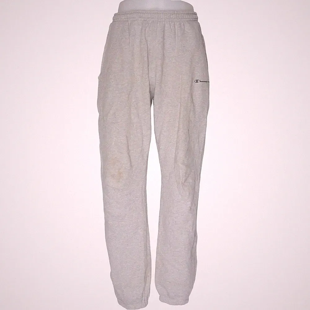 Champion, Jogginghose, Größe: M, Grau, Baumwolle, Einfarbig, Sweat, Herren #JgQ