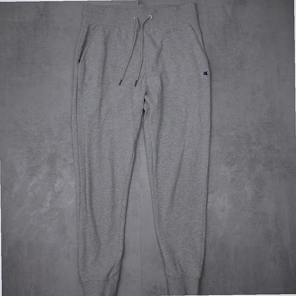 Champion Jogginghose Herren L Grau Authentic Athleticwear Logo Sportwear