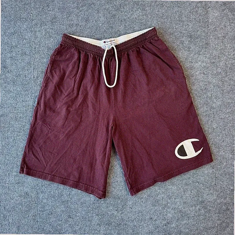 Champion Jogginghose Herren Medium Burgund Baumwolle leicht