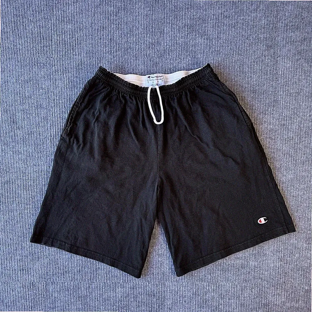 Champion Jogginghose Herren Medium schwarz leichte Baumwolle