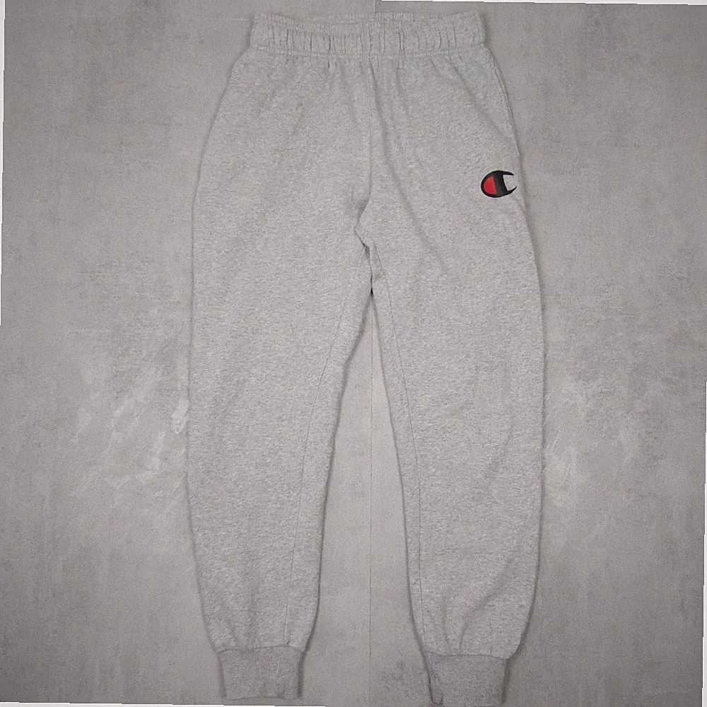 Champion Jogginghose Herren S Grau Regular Fit Sportwear Big Logo Tapered
