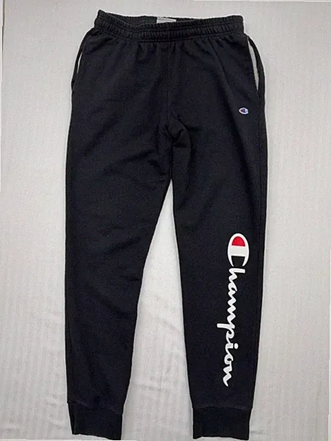 Champion Jungen Jogginghose Big & Tall L schwarz Logo elastischer Bund