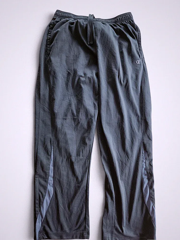 Champion leichte Jogginghose Trainingshose Herren Unisex L schwarz