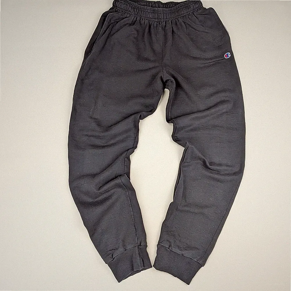 Champion Reverse Weave Jogger Sweatpants Größe M Schwarz Y2K