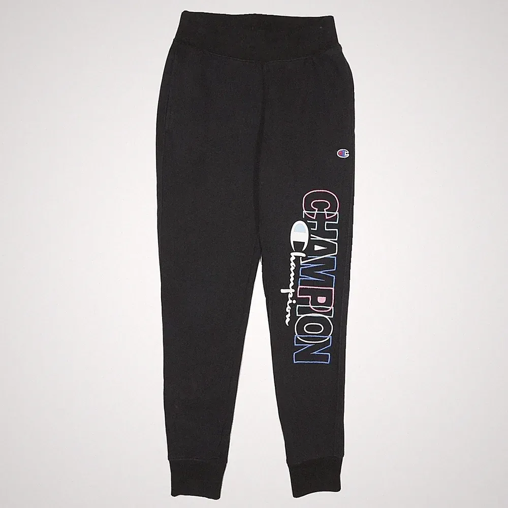 CHAMPION REVERSE WEAVE Jogginghose Slim Tapered Schwarz S W26 L30