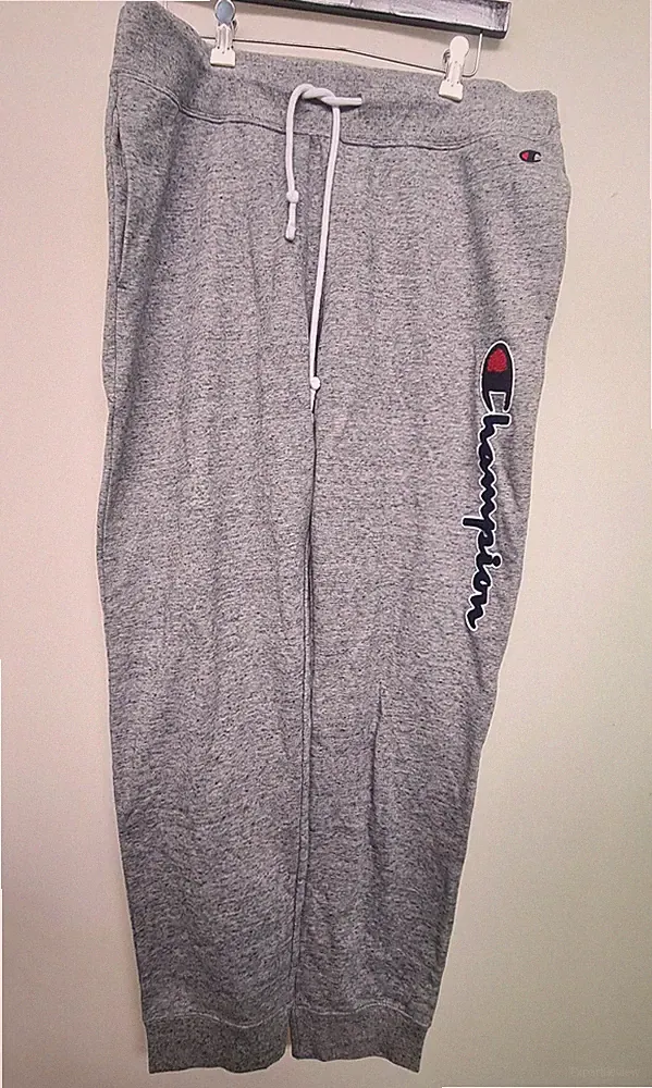 Champion Rib Cuff Pants Herren Jogginghose grau Größe XL