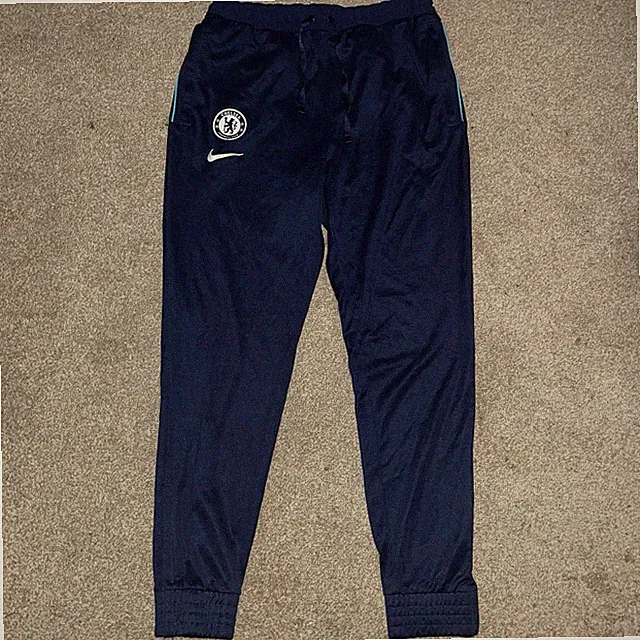 Chelsea 2022/23 Nike Fußball Reise Hose Hose Jogginghose Navy Blau Herren Large