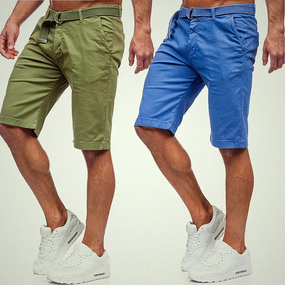 Chinohose Shorts Kurzhose Bermudas Hose Kurze Casual Basic Herren BOLF Classic