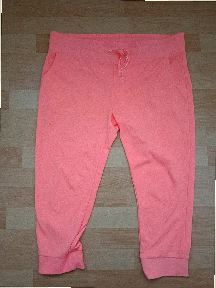 Colours Of The World Damen Hose Jogginghose Capri Gummibund Orange Größe L / 40