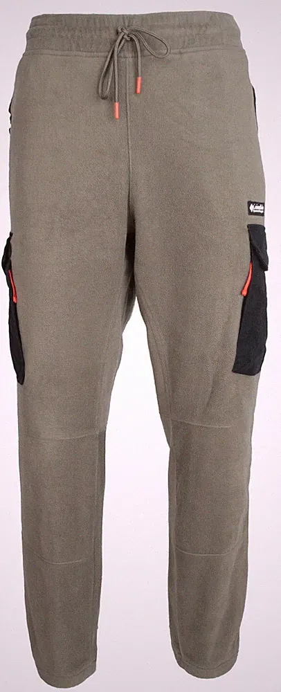 COLUMBIA Herren Fleece Cargo Hose FIELD ROC BACKBOWL FLEECE PANTS Größe XL Grün