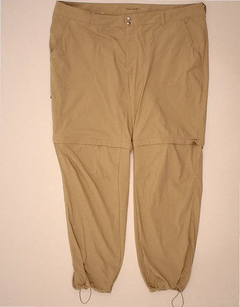 Columbia Herren Omni-Shield Jogginghose Chino Hose W44 L31 Beige Nylon BV09