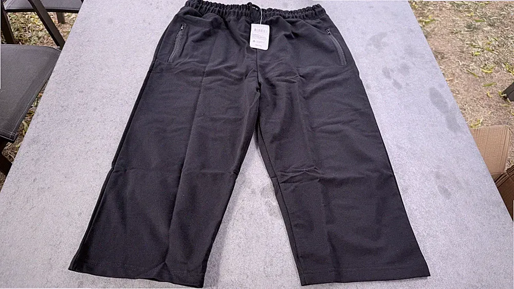COMEOR Herren Jogginghose schwarz, Black Gr. XL mit Reißverschluss-Taschen