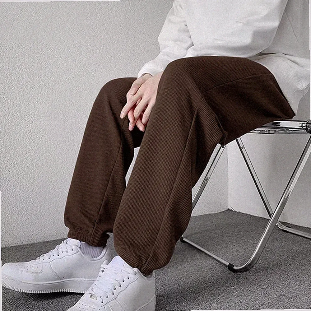 Comfort Fit Jogginghose für Herren - lockere Hose mit Bündchen für Frühling