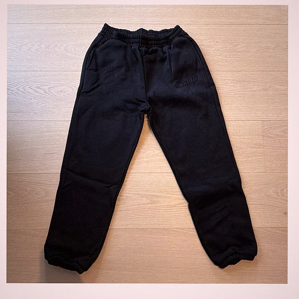 Comfrt Herren Jogginghose Schwarz Gr. L mit Zugband, Taschen
