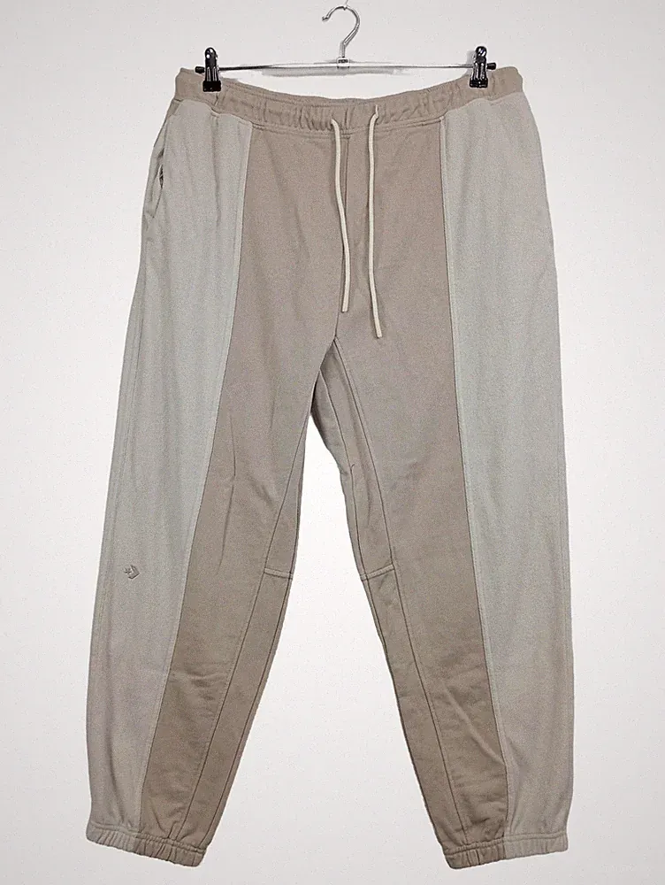 Converse Herren Jogginghose Beige Gr. 54 XXL Streetwear Baumwolle