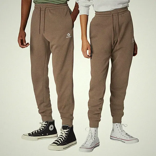Converse Hose Unisex Go-To Embroidered Star Chevron Braun