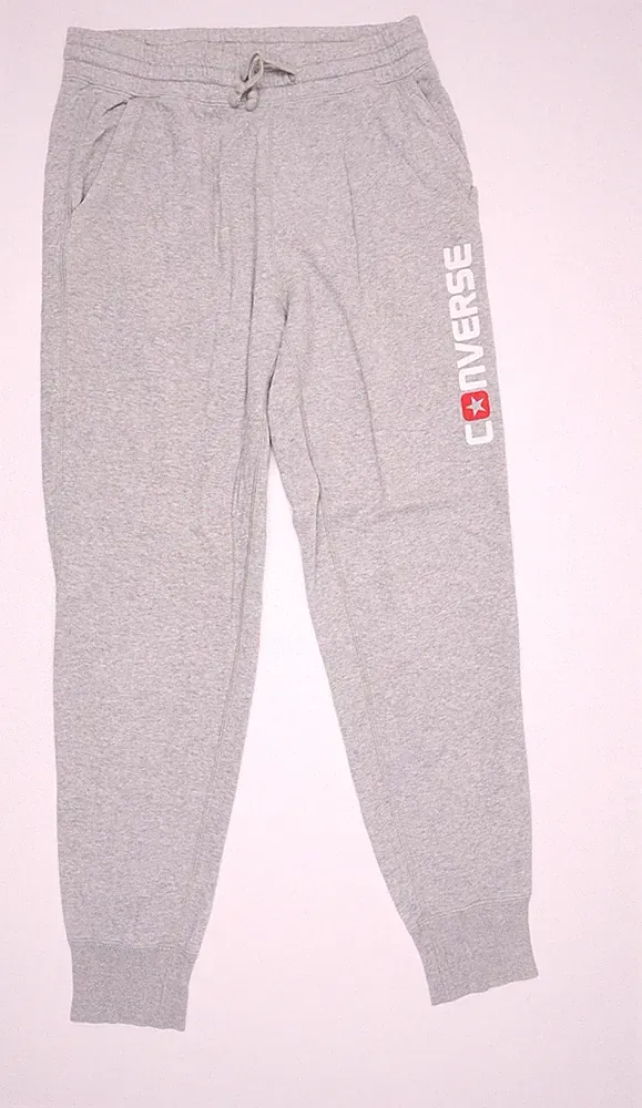 Converse Jogginghose Herren Grau S Regular Fit Freizeithose