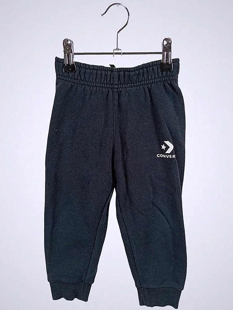 Converse Kinder Jogginghose Schwarz Gr. 2-3 Jahre/98 Star Chevron