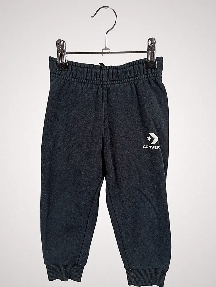 Converse Kinder Jogginghose Schwarz Gr. 2-3 Jahre/98 Star Chevron