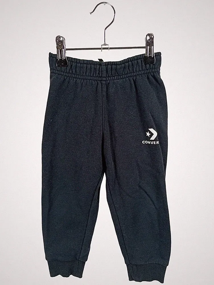 Converse Kinder Jogginghose Schwarz Gr. 2-3 Jahre/98 Star Chevron