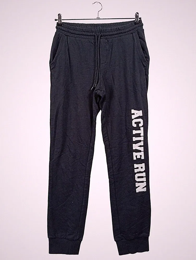 Crivit Jogginghose Active Run Schwarz Herren Gr. 48 M Sporthose Trainingshose