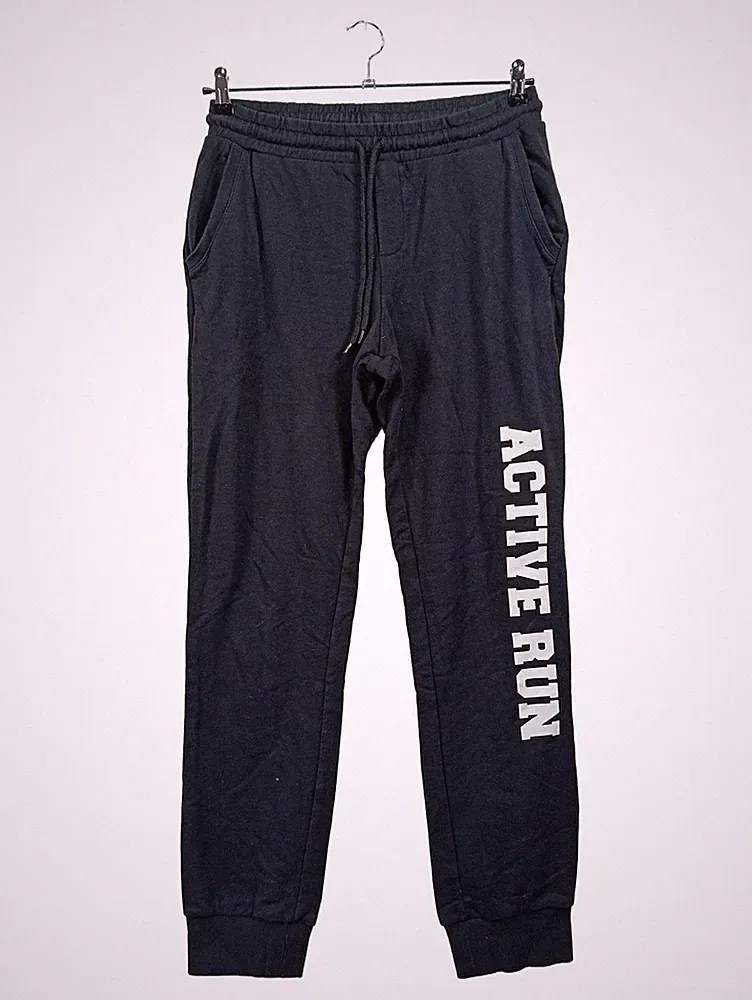Crivit Jogginghose Active Run Schwarz Herren Gr. 48 M Sporthose Trainingshose