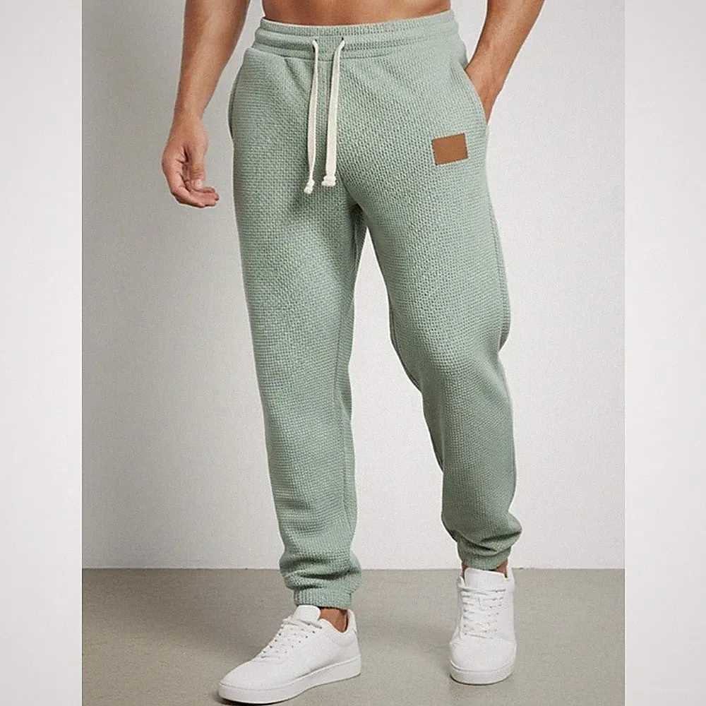 Cropped For für Slim Fit Jogginghose für Herren Baumwolle Polyester Gummibund